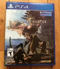 Monster Hunter world PS4