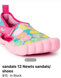 Sandals girls Newts size 12