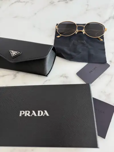 Authentic Prada mens sunglasses with receipt , View more