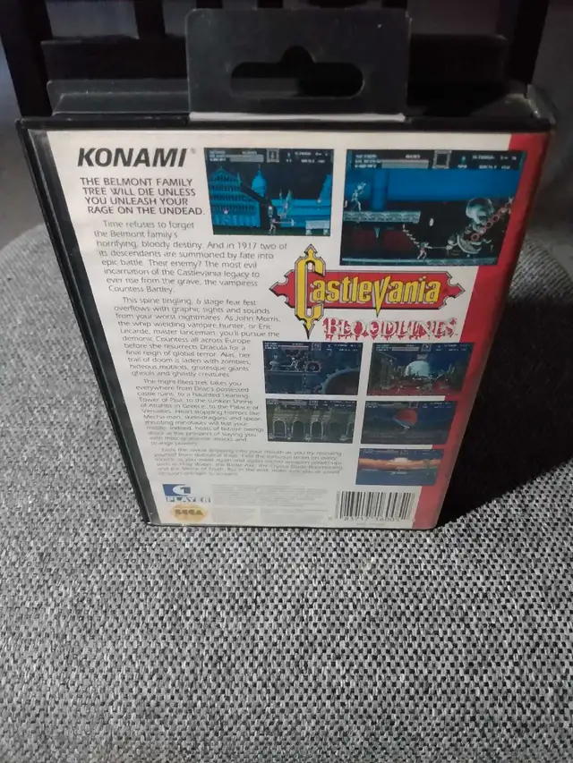 ✝️CIB SEGA Genesis CASTLEVANIA BLOODLINES see pics62863285068801121
