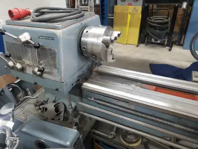 Meuser 60" conventional lathe, View more