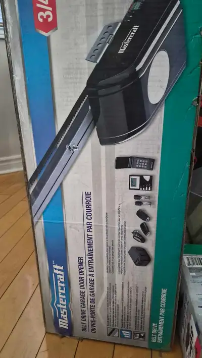 NEW Mastercraft 3/4 HP Belt Drive Garage Door Opener, View more