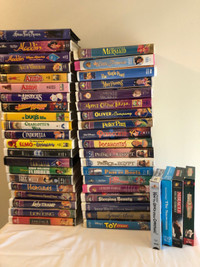 VHS Kids, Disney, Classic and other VHS Movies $1 - $10, used