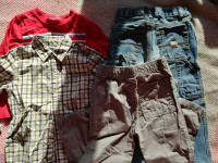 Little Boy : 2 shirts & 2 pants all for $12!
