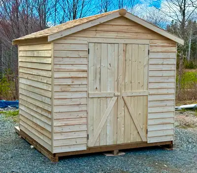 8x8 Premium Prefab Shed – Only $2,800 Delivered & Set Up! Built strong & beautiful: • 2x4 constructi...