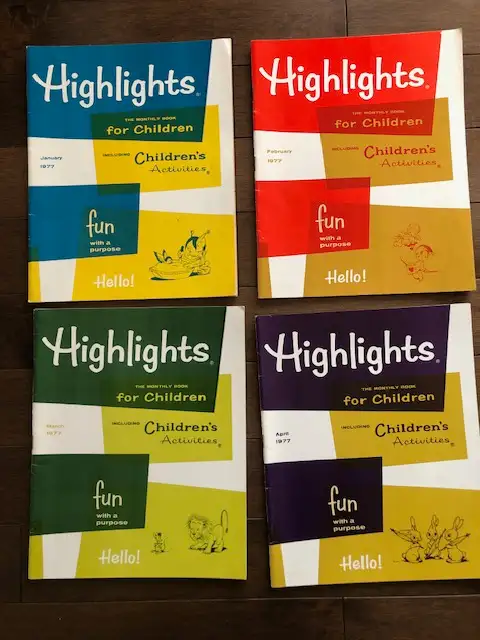 Highlights children's magazine 1977628632820245791220