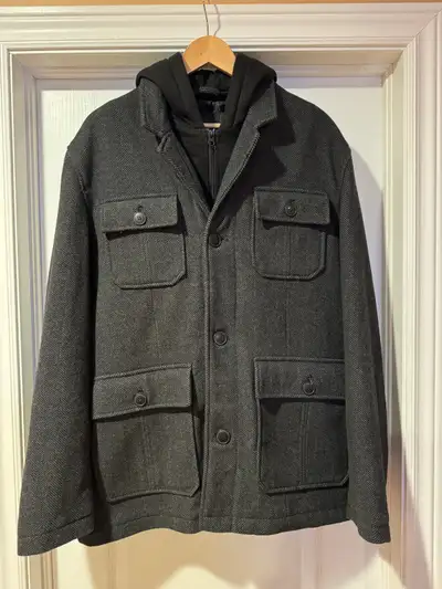 Guess Wool Botton down winter coat - XXL, View more