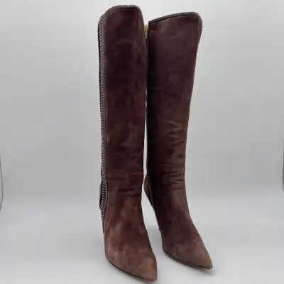 Italian Brown Suede Boots Women’s Size 40 EU:9 US /Made in Italy, View more