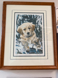 Gorgeous Numbered Puppy Print by Artist Kathy Hagerman