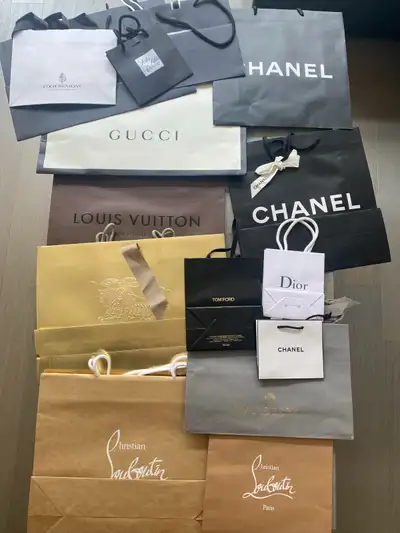 AUTHENTIC DESIGNER SHOPPING BAGS, View more