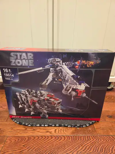 10195 LEGO Like, New Set Star Wars Republic Dropship with AT-OT, View more