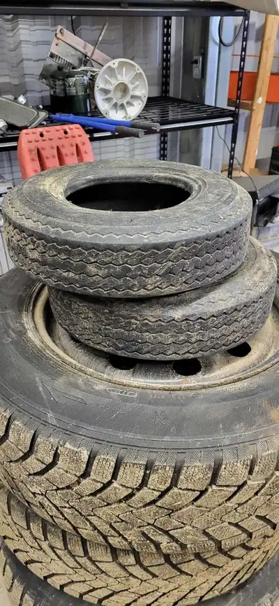 Pair of 4.80 8s loose 1x 4.80 8 on a 4 bolt rim 26 9 12 was a spare for my can am defender then late...