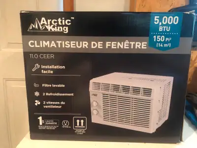 Climatiseur 2024 pour fenêtre ou porte 5000 Btu., View more