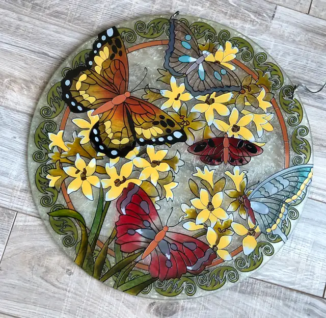 15-inch butterfly stained glass63871132750083120