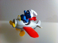 Super Smurfs - Vintage Airplane Smurf