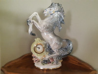 Vintage Clock West Germany Horse