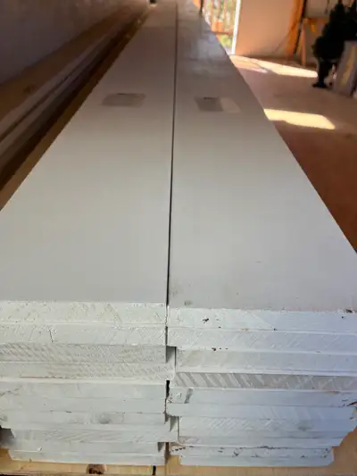 Primed pine boards, View more