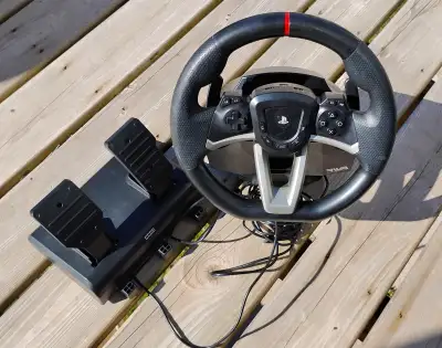 HORI Racing Wheel Apex for Playstation 5, PlayStation 4 and PC, View more