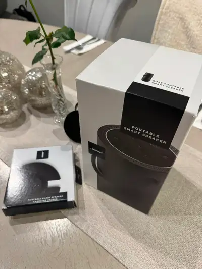 BNIB Bose Portable Smart Speaker+Charging Cradle Bundle $485 OBO, View more