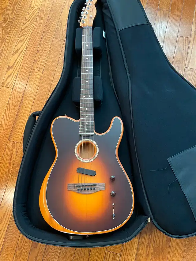 Fender Acoustasonic Player Telecaster in Guitars in Strathcona County - Image 3