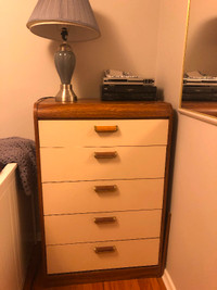 Dresser and tall set of drawers set