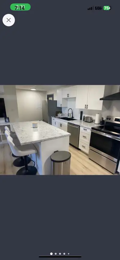 Renovated, 1 bed, 1 bath located above old Muios at 685 Queen St. Washer/ dryer, stainless steel app...