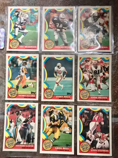 NFL 1000 Yard Club - Set of 24 cards (Topps ‘89), View more