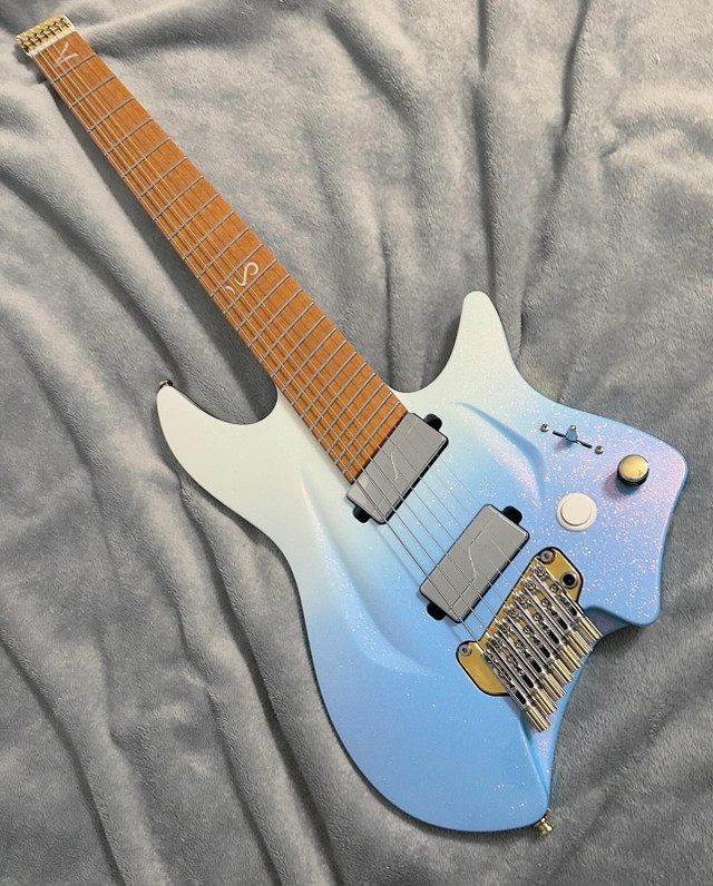 Aristides H/07 Lught blue fade arctic sunset  in Guitars in Vancouver