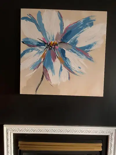 New large canvas flower wall picture, View more