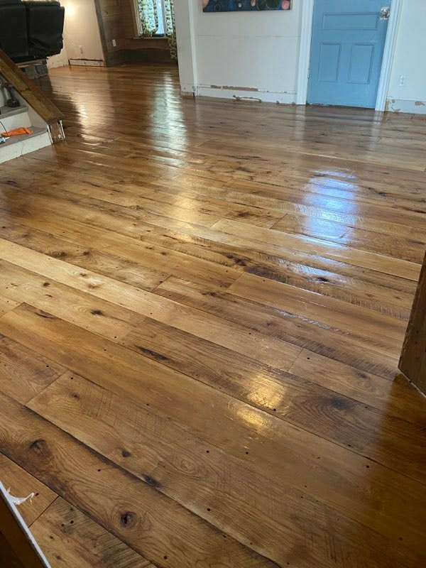Reclaimed hardwood flooring. Barn board flooring WIDE PLANK Floors