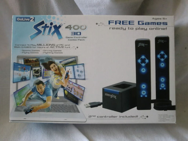 GO LIVE 2 STIX 400 3D GAME CONTROLLER COMBO STARTER PACK NEW in Other in St. Catharines - Image 4