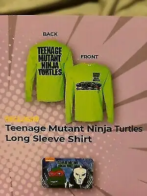 Loot Crate 2021 TMNT Teenage Mutant Ninja Turtles Long Sleeve Sh, View more
