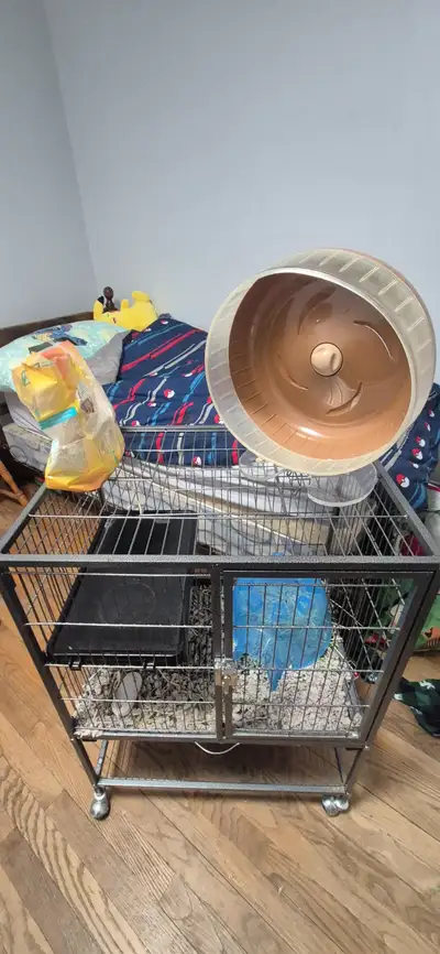 Small rodent home with accessories, View more