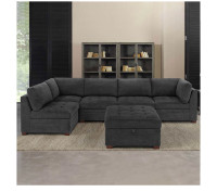 Brand new fabric sectional