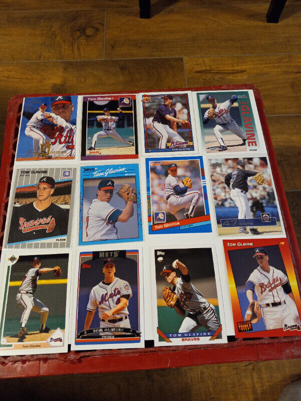 Vintage Baseball Cards Tom Glavine HOF Lot of 24 NM in Arts & Collectibles in Trenton