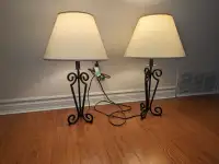 Lamps, two table lamps for $20