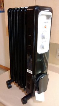Pelonis Heater 1500 Watt Oil Radiant Electric w/ Thermostat