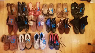 Bottes, talons hauts, sandales, souliers, espadrilles, View more