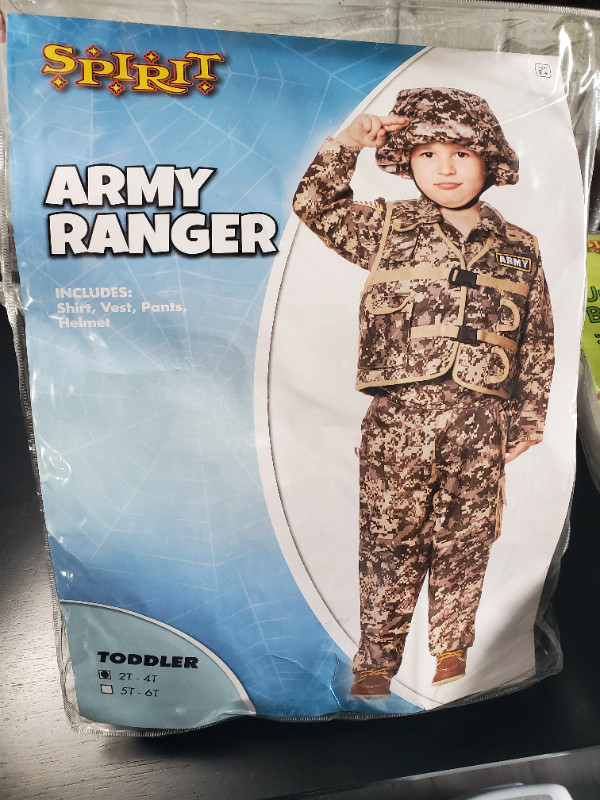 2T-4T Army Ranger Halloween costume in Costumes in Brandon