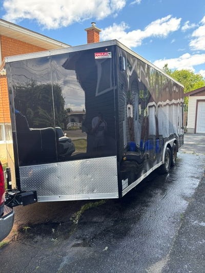 Selling my 2016 Haulin enclosed cargo trailer. This is a solid and spacious 8.5' × 18' tandem-axle t...