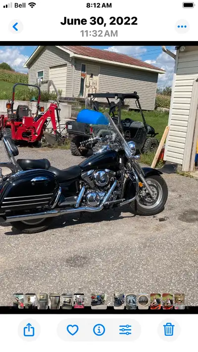 2000 Kawasaki Nomad Motorcycle 1500cc Cruiser Excellent condition Mileage 90746