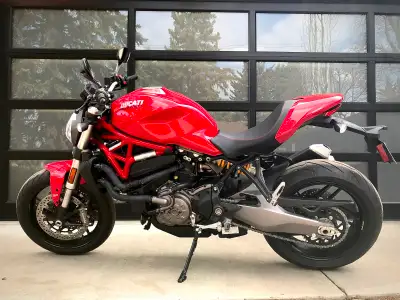 2018 Ducati Monster 821 in excellent condition, well maintained, low milage and stored inside garage...