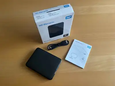 WD Western Digital 4TB Mobile Hard Drive Disque Dur, View more
