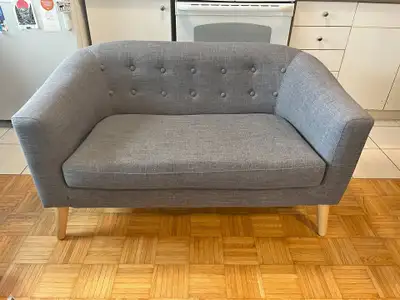 52" Mid-Century Style Loveseat, View more