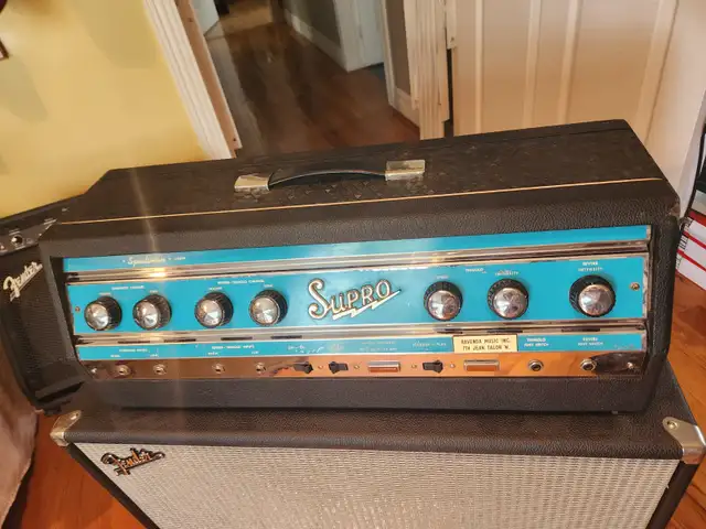 Supro Sportsman S6698! c.Early 60's! 35w! Tubes! FREE SHIPPING! in Amps & Pedals in City of Toronto - Image 2