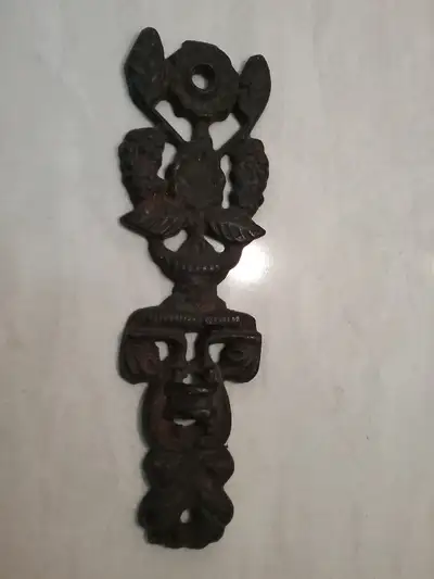 Vintage - Cast Iron Wall Bracet For Swing Arm Oil Lamps, View more