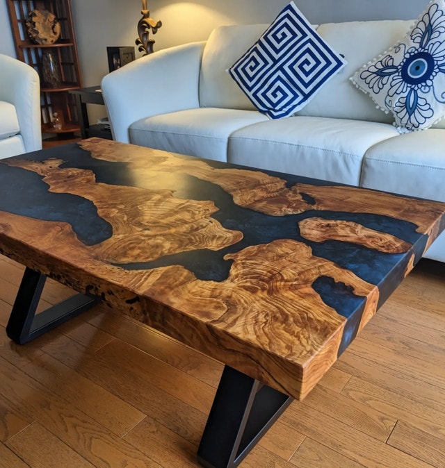 Custom live edge and epoxy tables Dining Tables & Sets Ottawa Kijiji