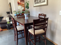 Moving Classic counter-height dining set. 