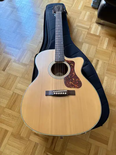 Guild OM240CE acoustic electric guitar , View more