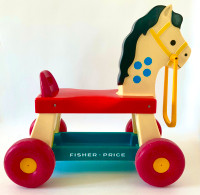 Vintage 1976 Collection Jouet FISHER PRICE #978 Cheval de selle
